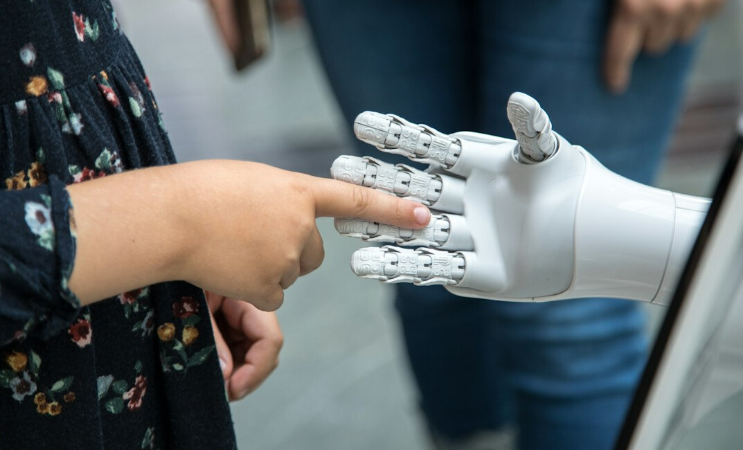 students learning ai